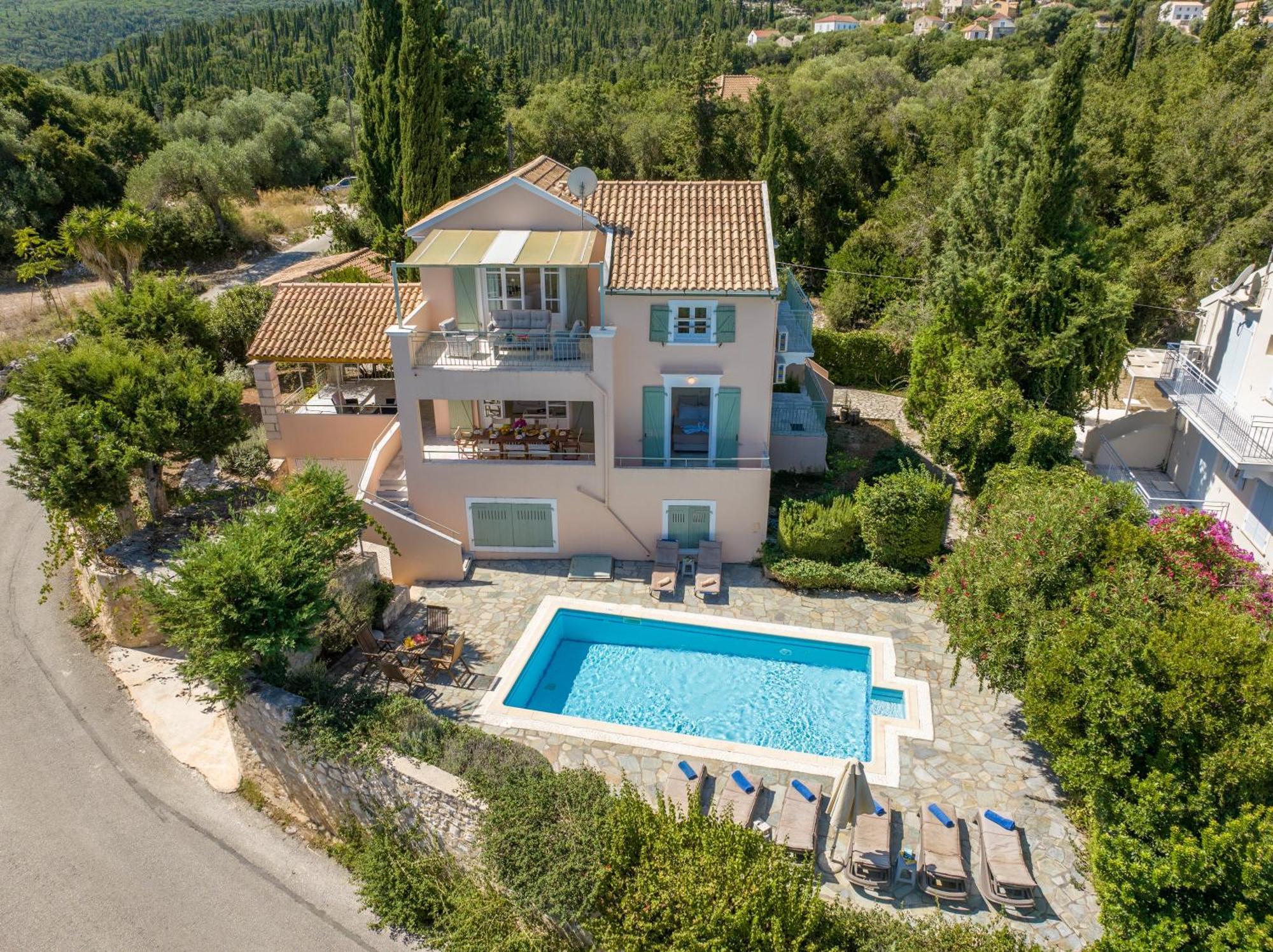 Вилла Garden House, Up To 8Px 1Km From Fiskardo Tselendata Экстерьер фото